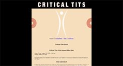 Desktop Screenshot of criticaltits.com