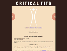 Tablet Screenshot of criticaltits.com